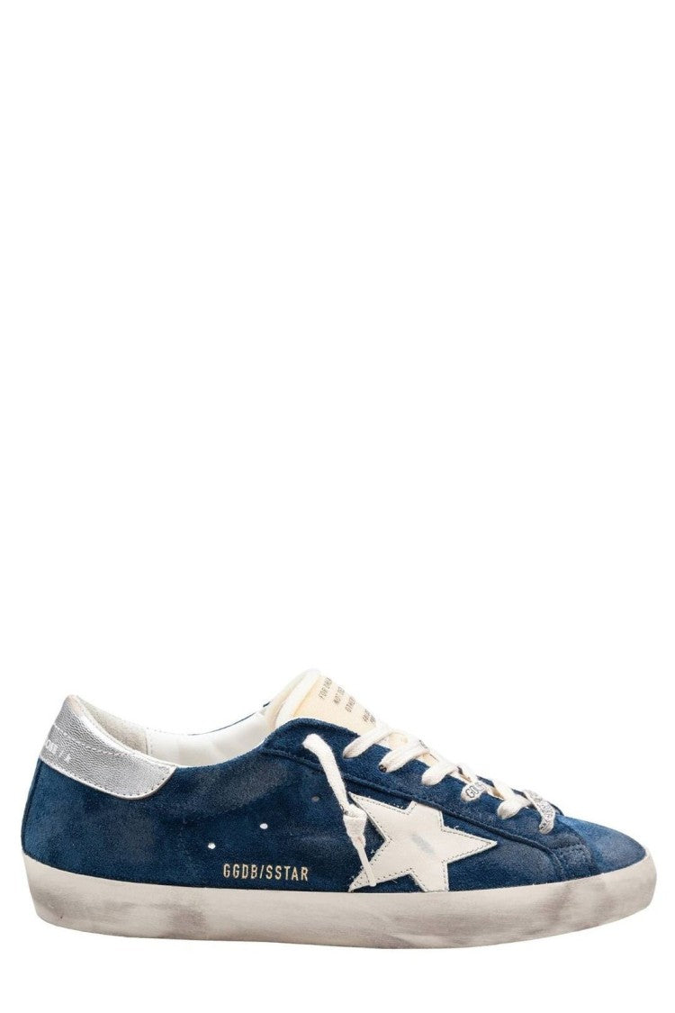 Golden Goose Super-Star Suede Upper And Toe Sneakers