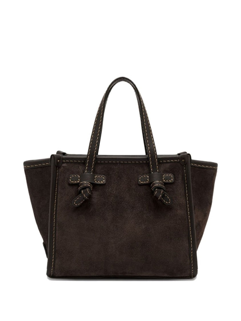 Gianni Chiarini Structured Calf Leather Shopper Bag