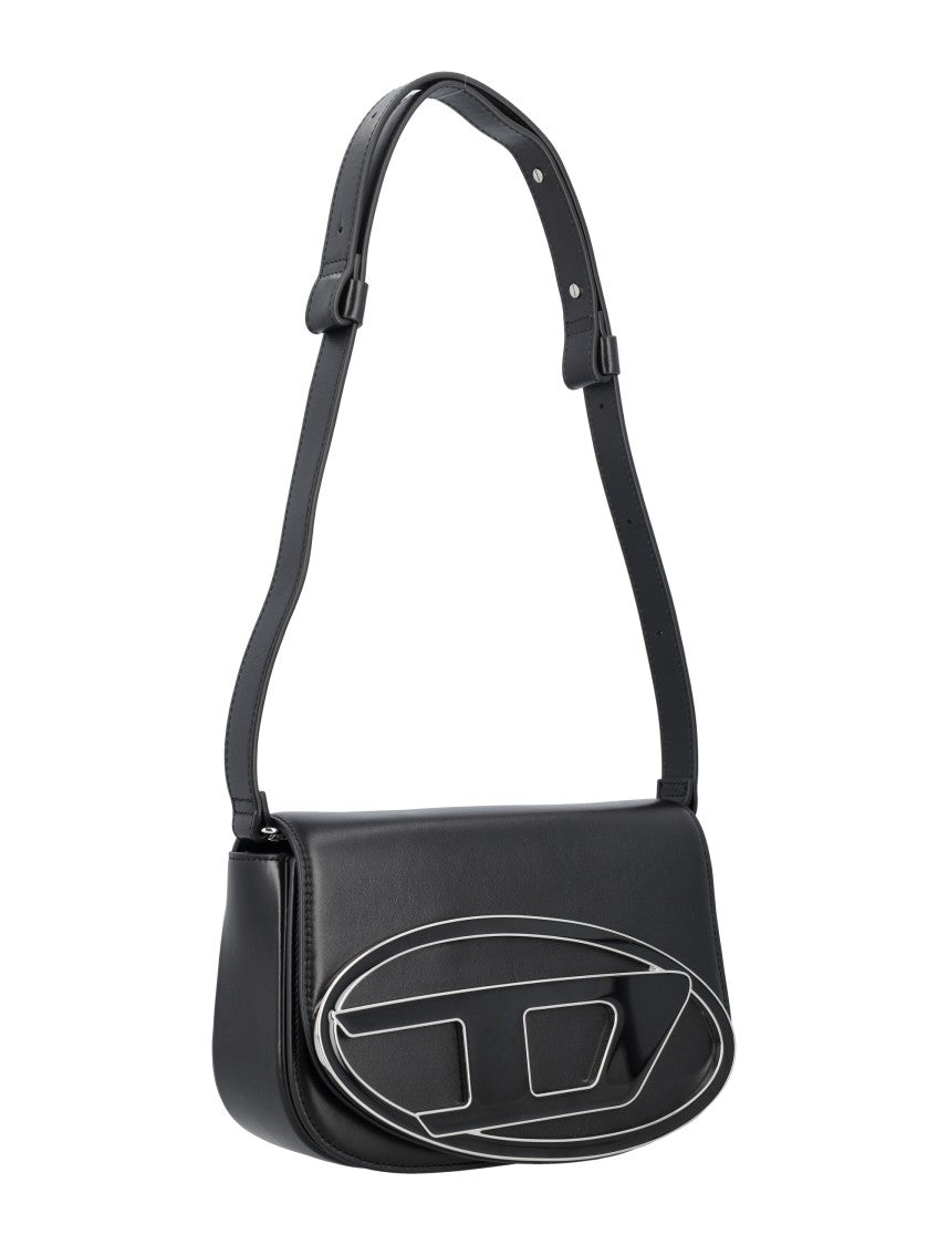 Diesel 1 Dr M Structured Black Shoulder Bag
