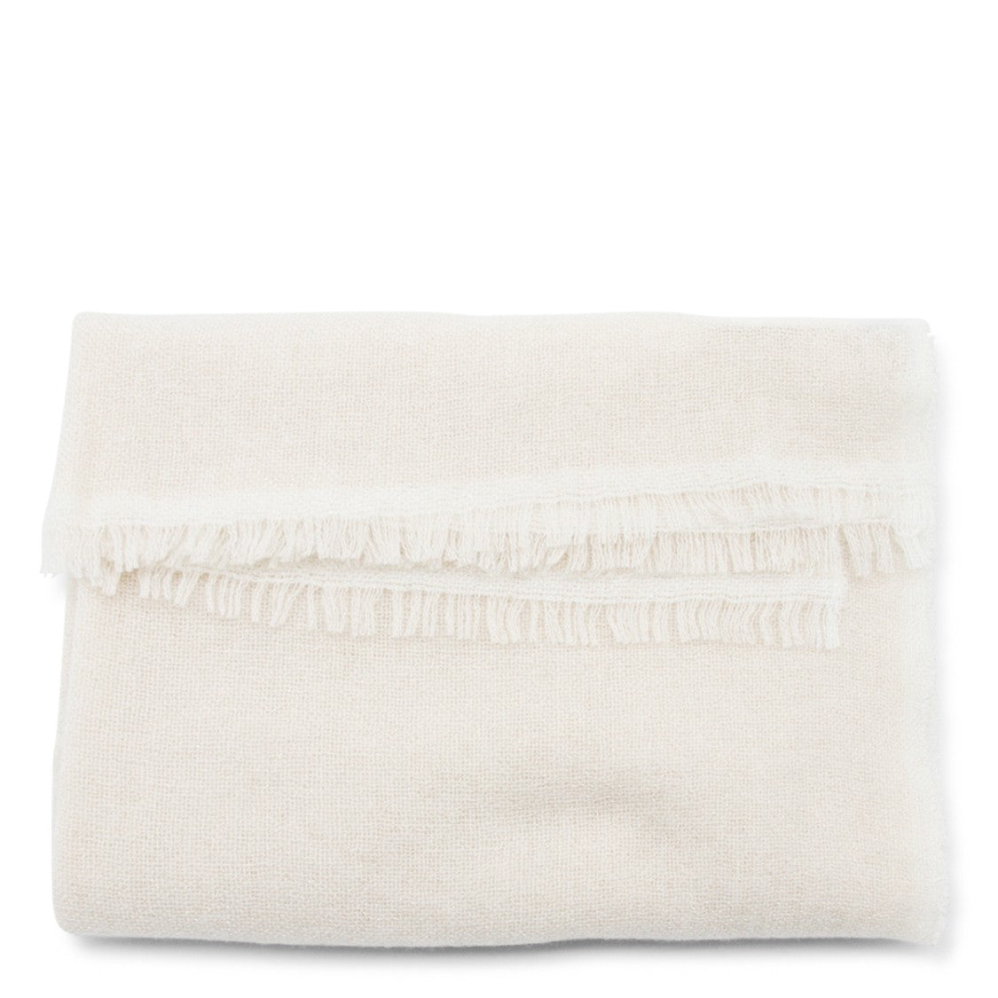 Fabiana Filippi White Cashmere Scarf