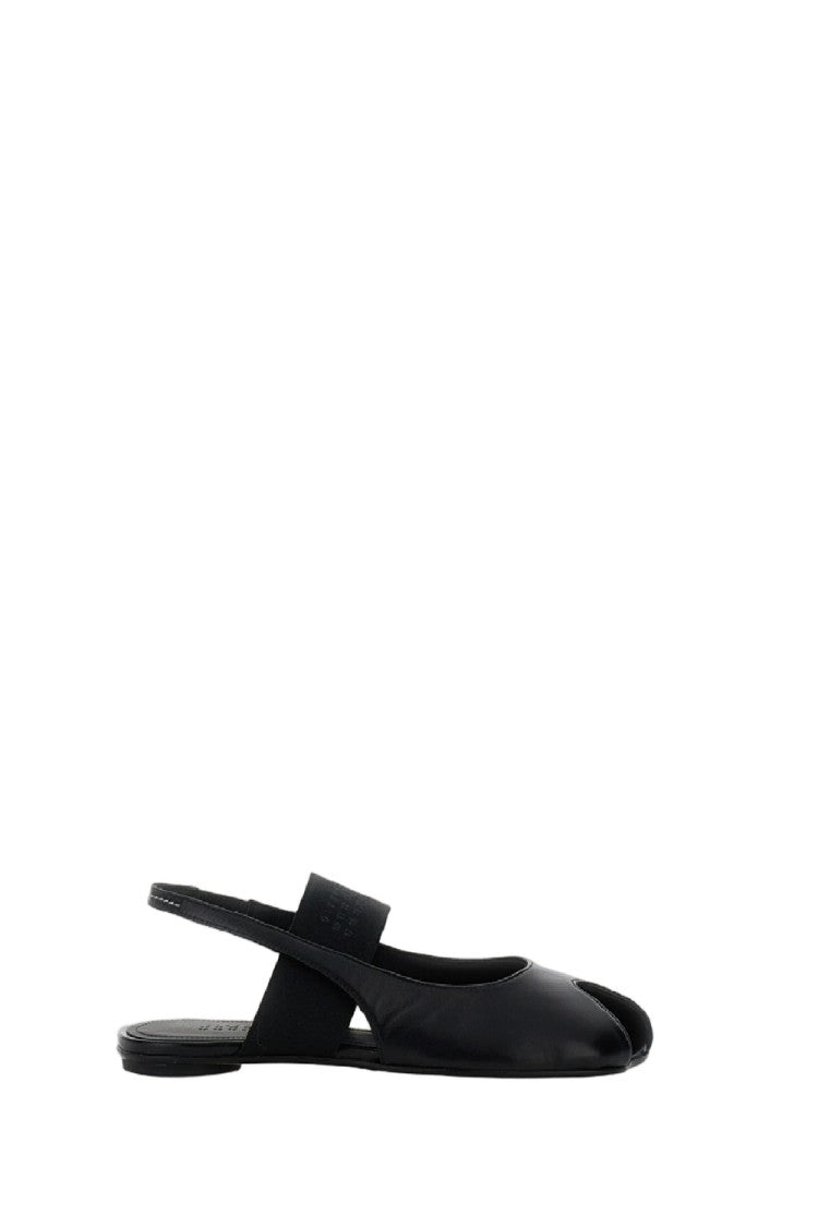 Mm6 By Maison Margiela Asymmetrical Toe Black Sandals