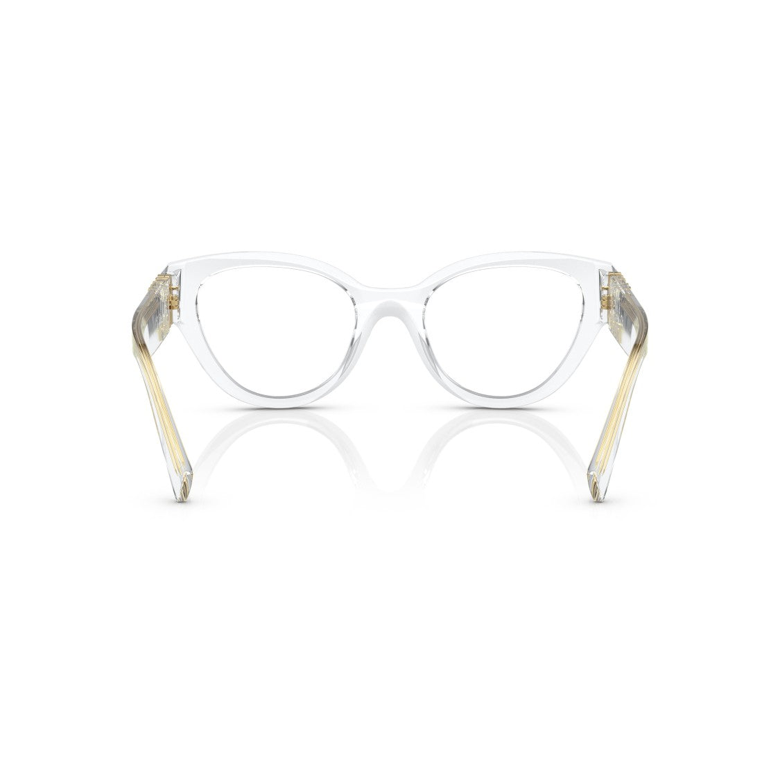 Miu Miu 0Mu 01Vv Transparent Acetate Cat-Eye Eyeglasses