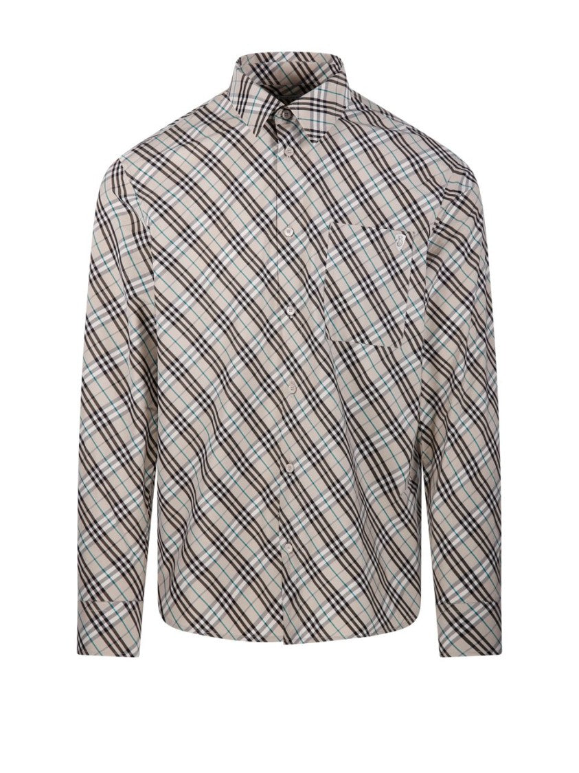 Burberry Tailored Neutrals Plaid Shirt