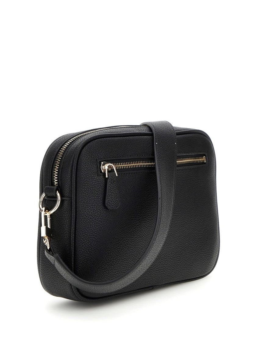 Guess Women's Black Crossbody Bag In Faux Leather