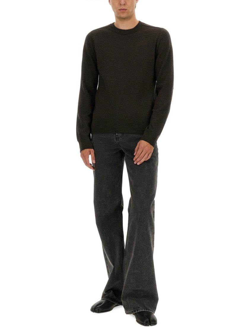 Maison Margiela Classic Crew Neck Wool Jersey