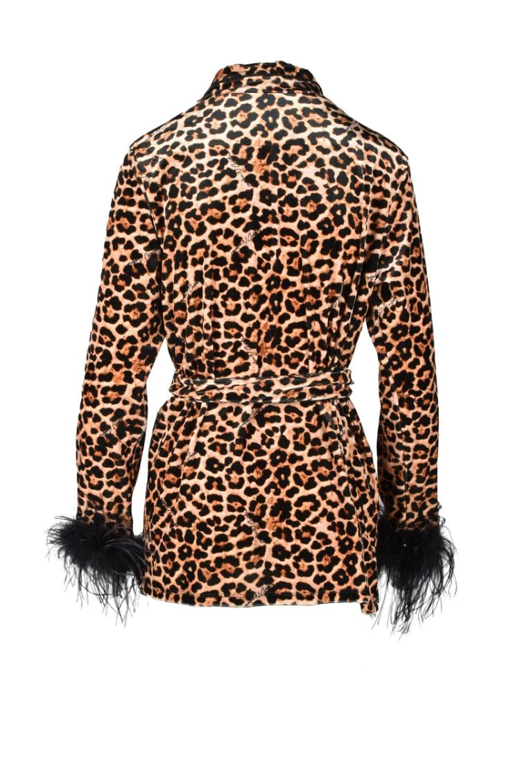 Giulia N Polyester Elastane Jacket - Brown/Black