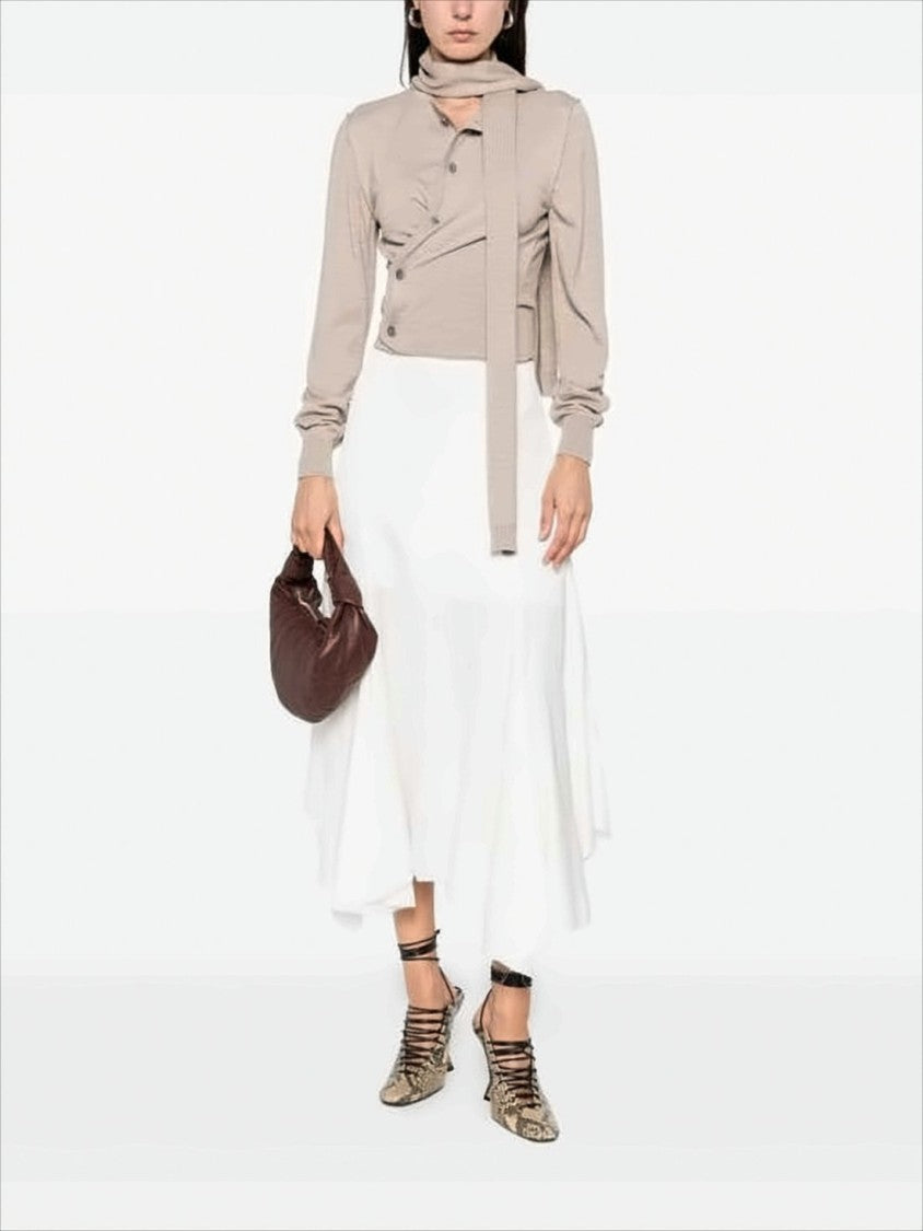 Lemaire Cropped Cardigan With Button Closure