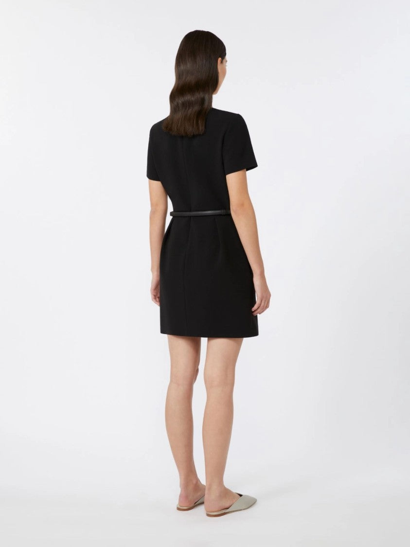 Max Mara Kefalos Mini Dress In Structured Synthetic Fabric