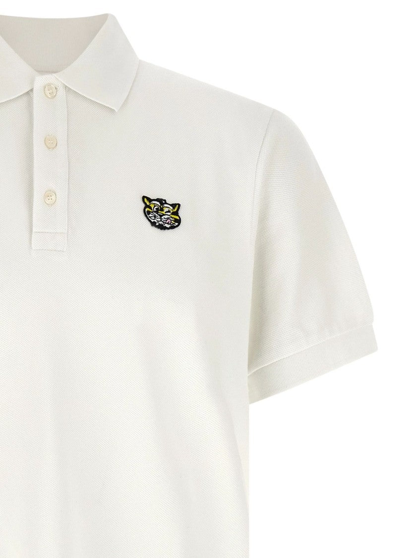 Kenzo Wild Tiger Embroidered Polo Shirt