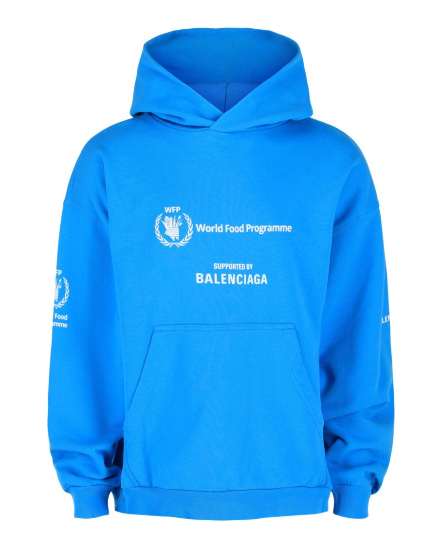 Balenciaga World Food Programme Graphic Print Hoodie