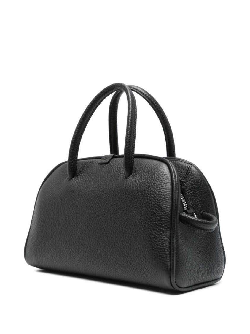 Jacquemus Sleek Black Silk And Nylon Bag With Elongated Silhouette