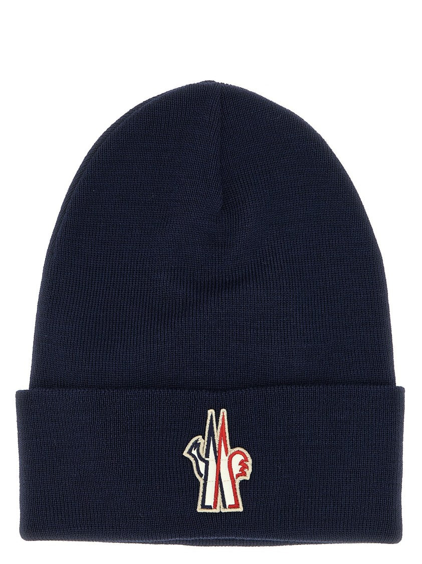 Moncler Grenoble Logo Patch Beanie