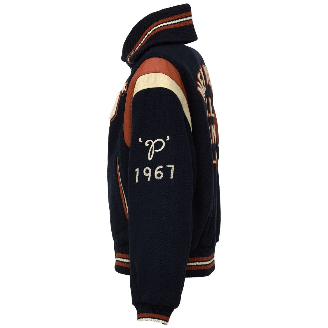 Polo Ralph Lauren Oversized Wool Poly Twill Bomber Jacket