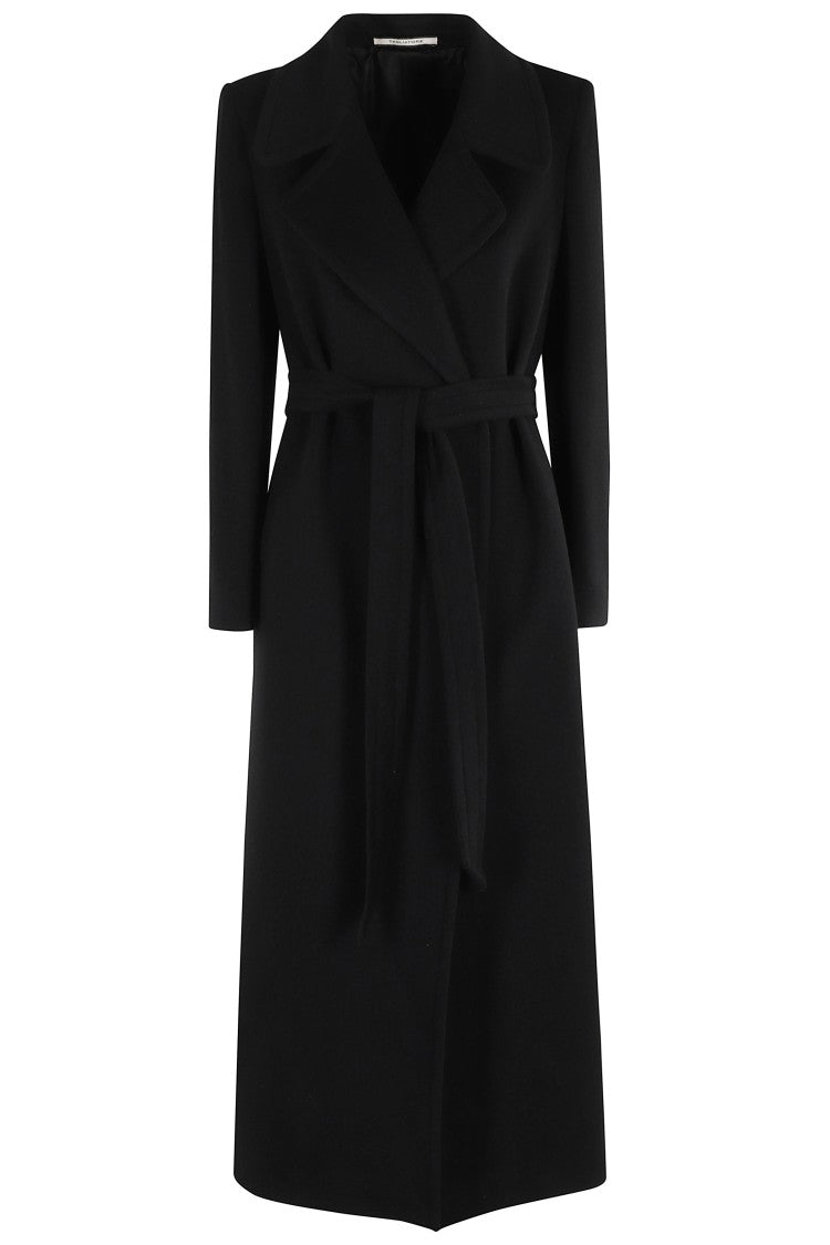 Tagliatore Tailored Black Wool And Cashmere Melody Coat