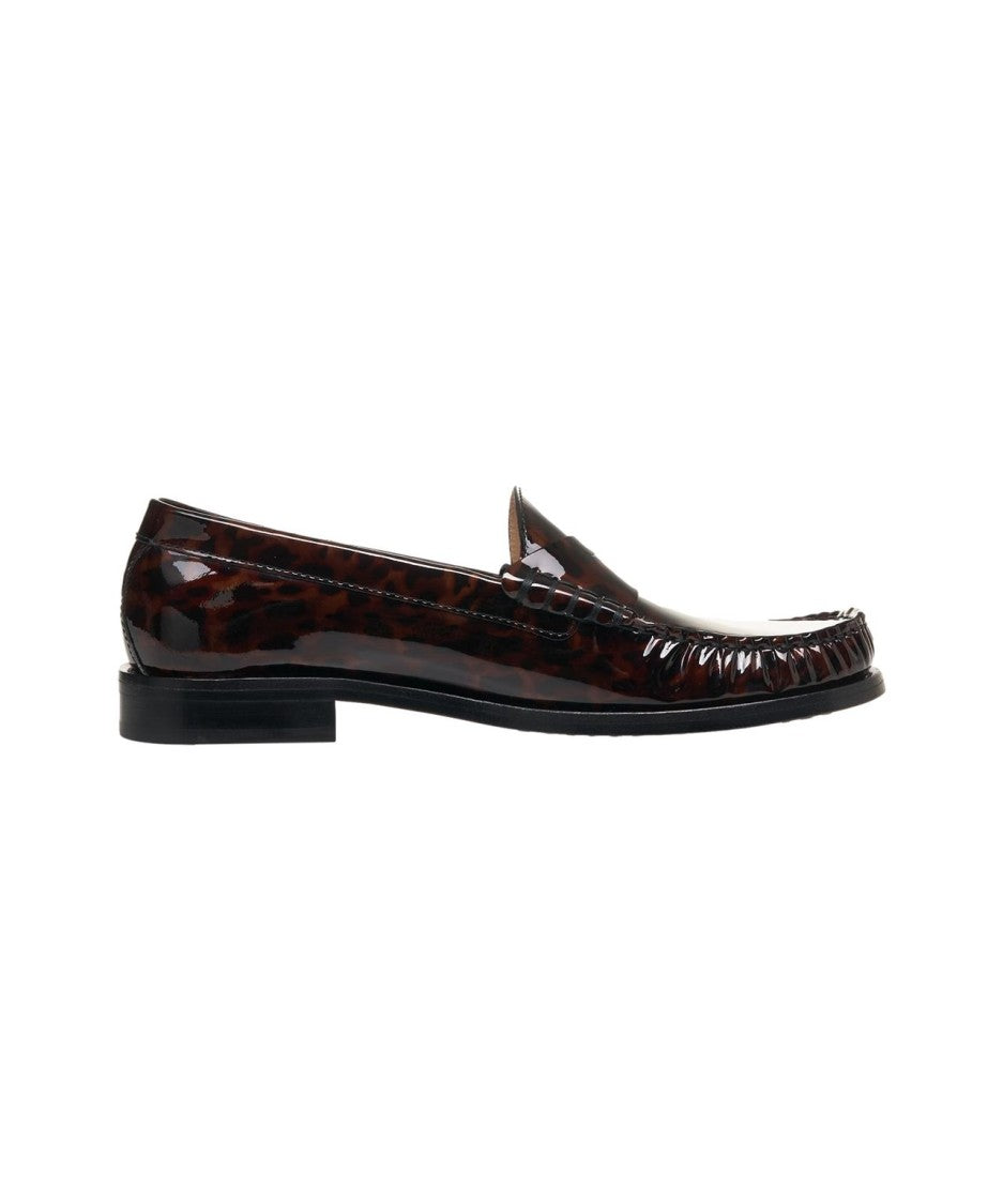 Stuart Weitzman Patent Leather Loafers 'Lottie'