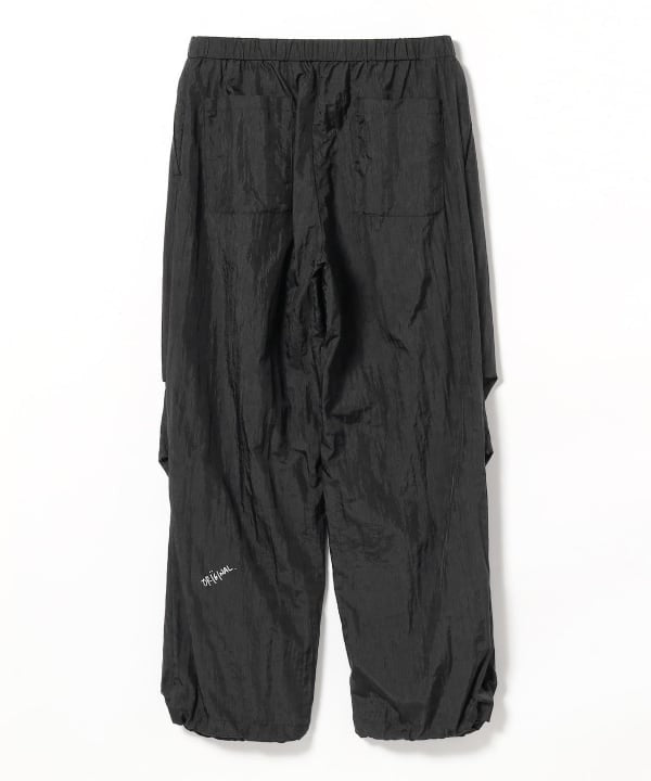 Beams Retro Sporty Pants With Unique Natural Texture