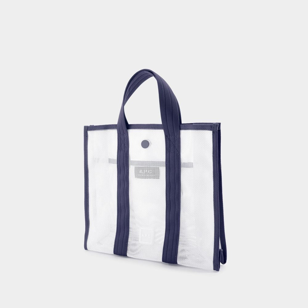 A.P.C. Louise Small Shopper Bag - Pvc - Blue