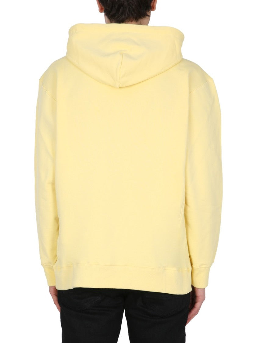 Opening Ceremony Pastel Yellow Hoodie With Drawstring