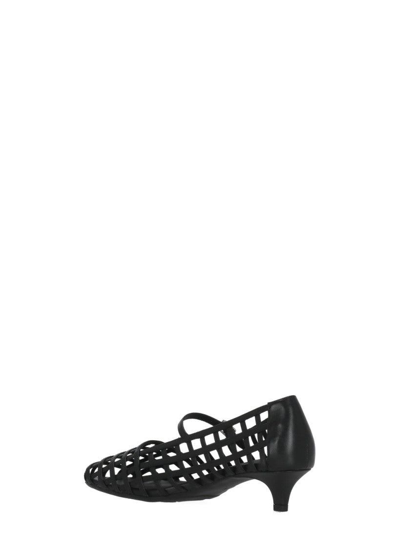 Ash Black Ego Cut-Out Pumps