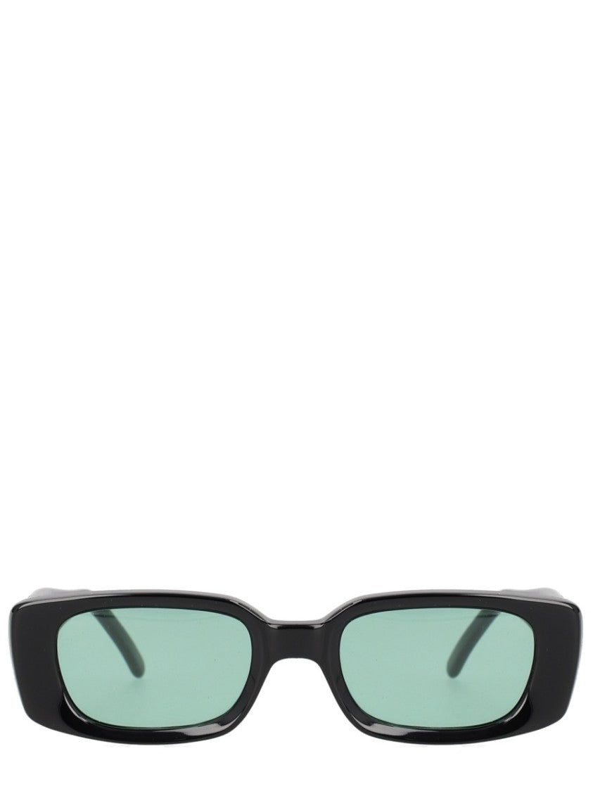 Our Legacy Samhain Black Rectangular Acetate Sunglasses