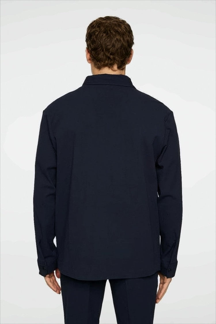 J Lindeberg Blue Jacket With Straight Silhouette
