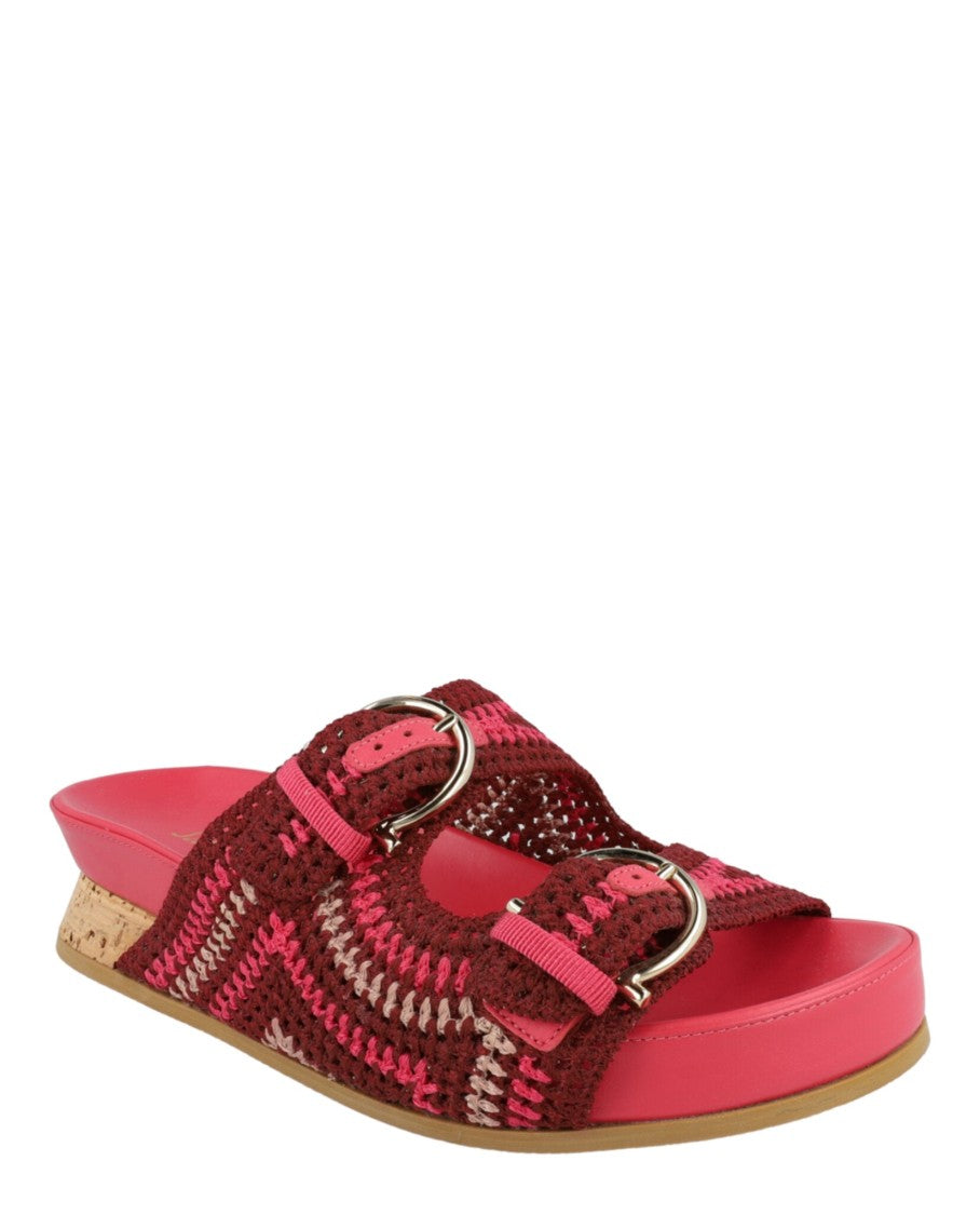 Ferragamo Shaula Crochet Sandals