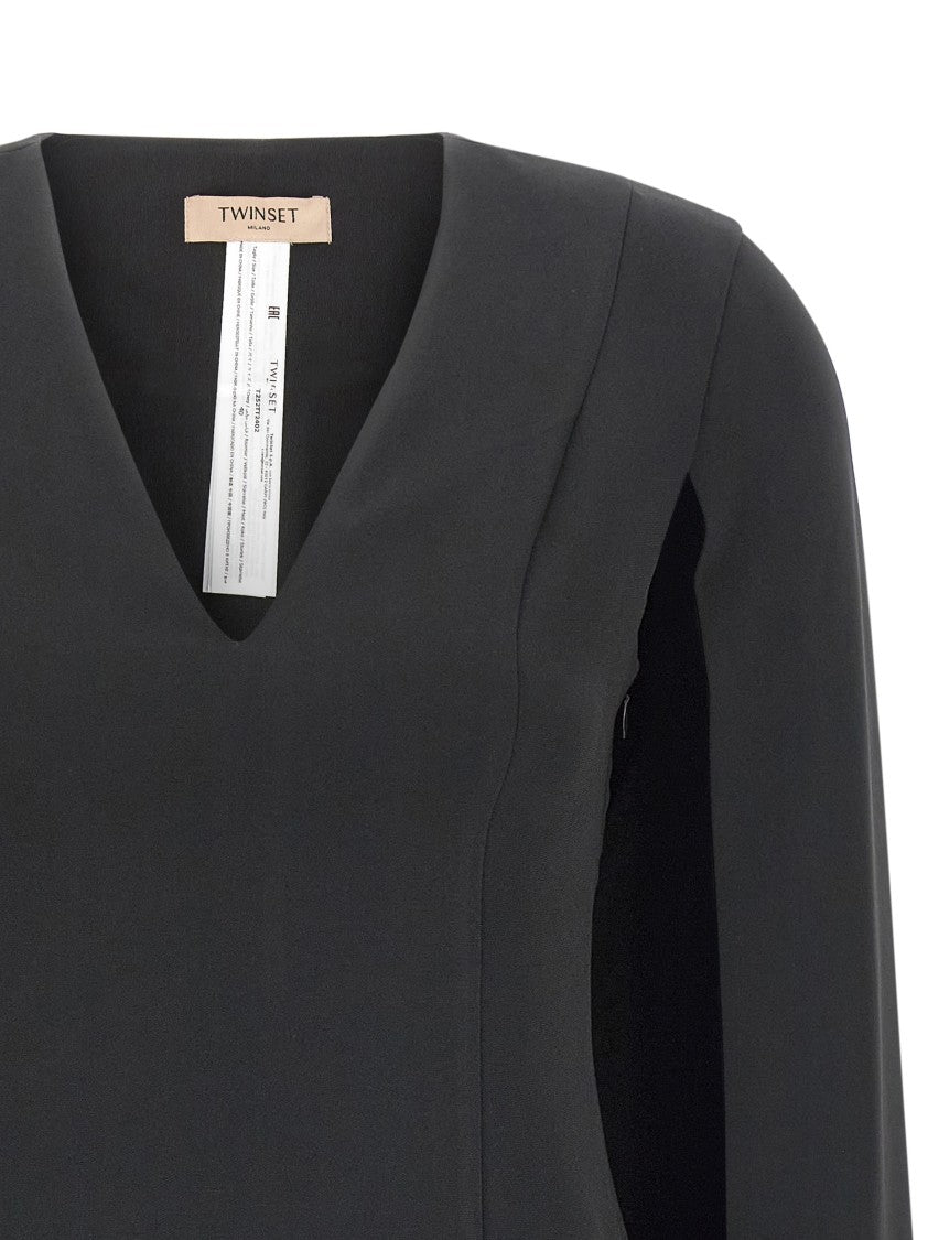 Twin-Set Cape Dress