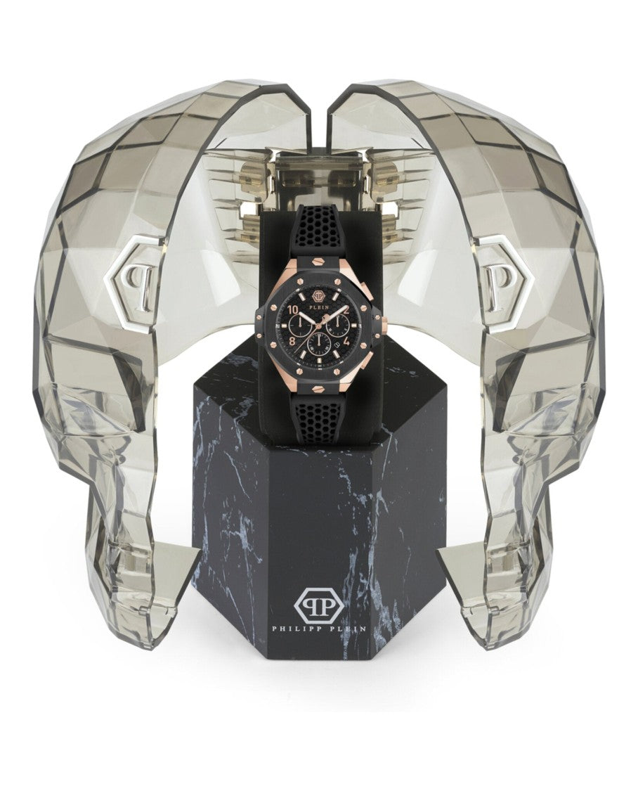 Philipp Plein Plein Chrono Royal 46Mm Two-Tone Silicone Watch