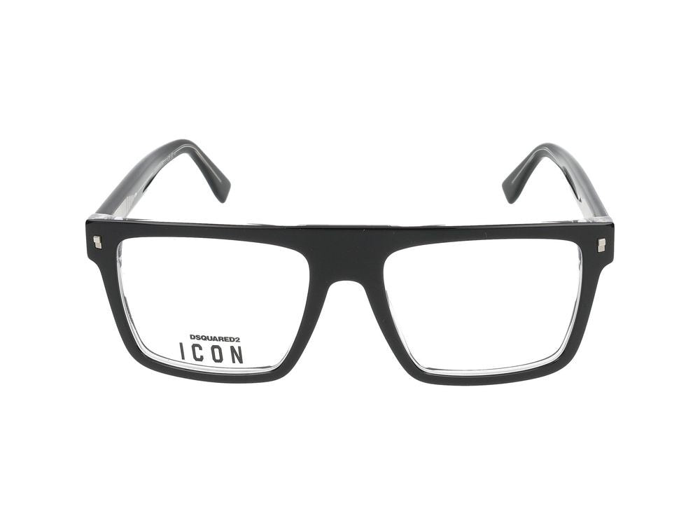 Dsquared2 Eyeglasses Icon 0012 7C5 Black Crystal 54/18/145