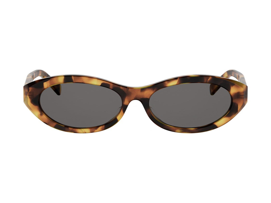 Celine Cl40353f Tortoiseshell Rounded Sunglasses