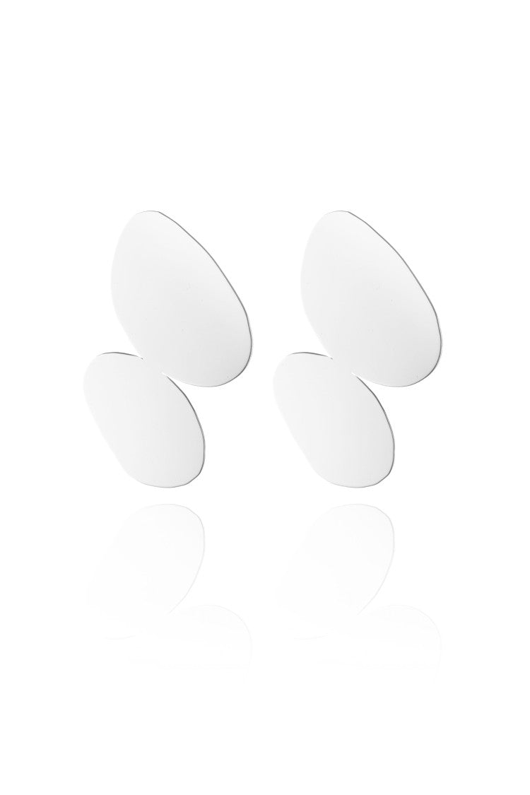 Federica Tosi Silver Jenny 925 Silver-Plated Bronze Metal Earrings