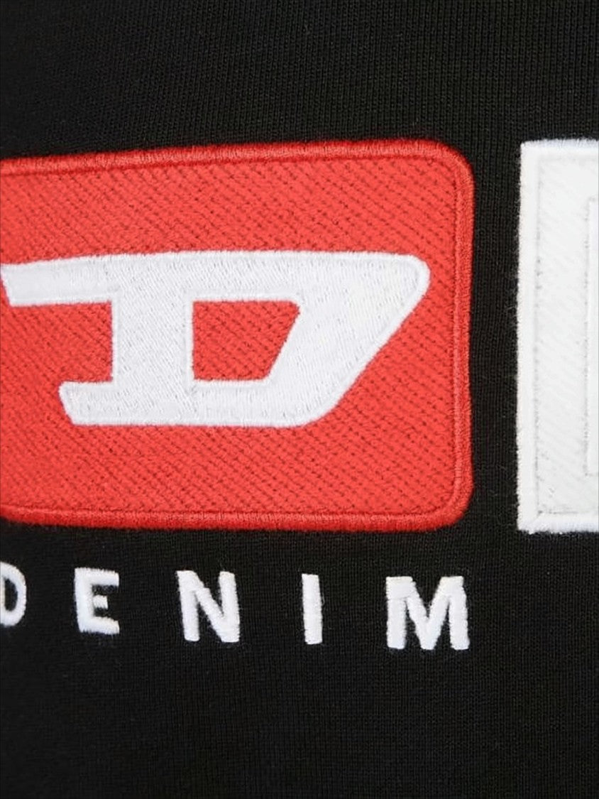 Diesel Pullover Hoodie With Embroidered Logo