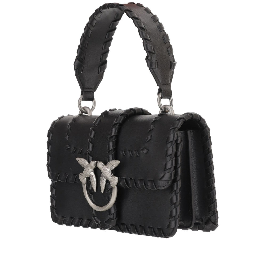 Pinko Mini Love Leather Handbag