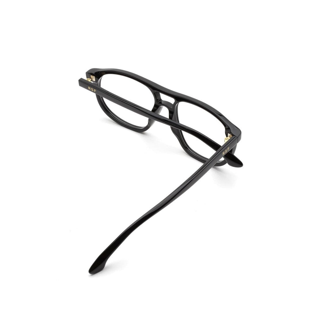 Retrosuperfuture Black Numero 127 Acetate Pilot Eyeglasses