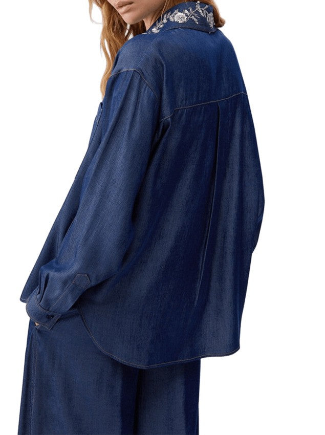 Liu Jo Chambray Denim Shirt