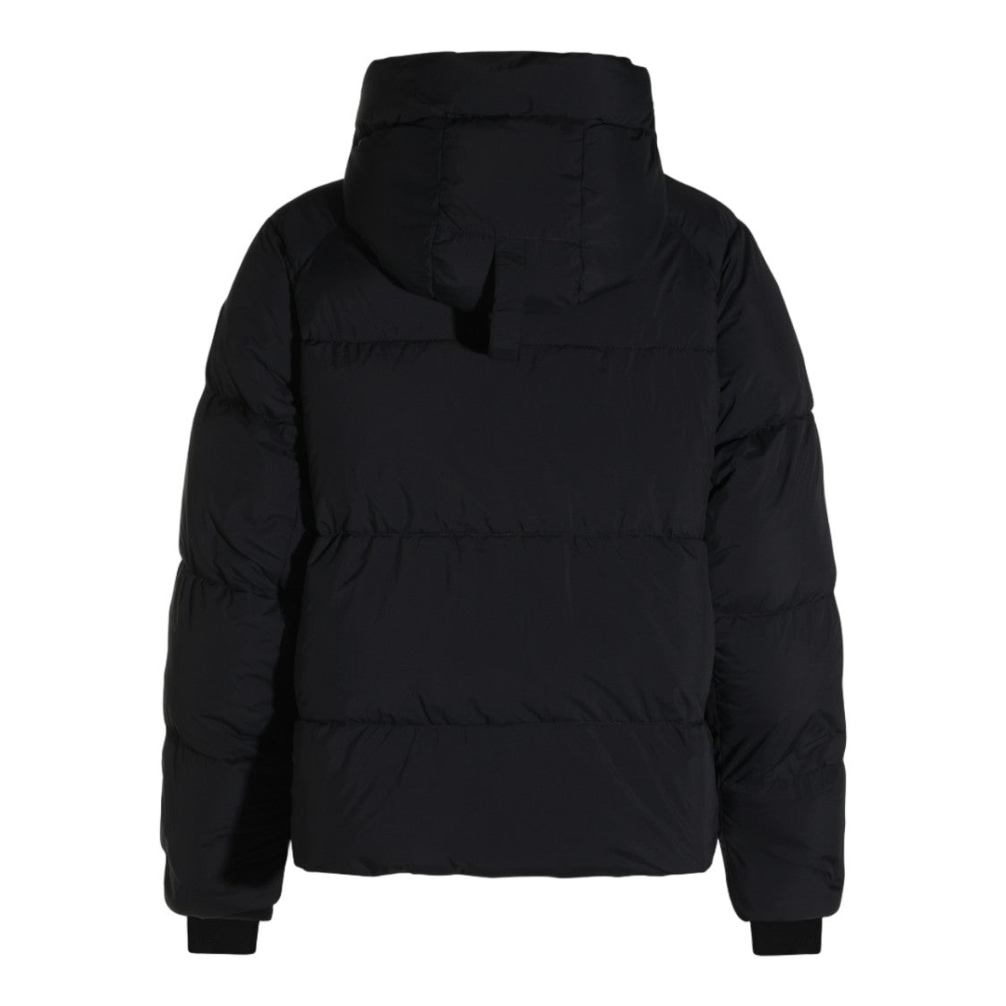Canada Goose Quilted Down Coat With High Collar And Hood