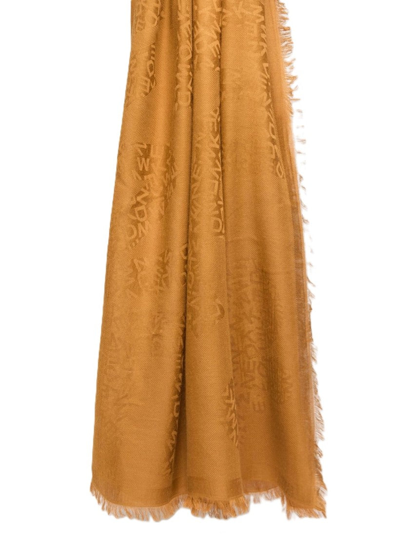 Max Mara Large Rectangular Scarf With Textural Patterns