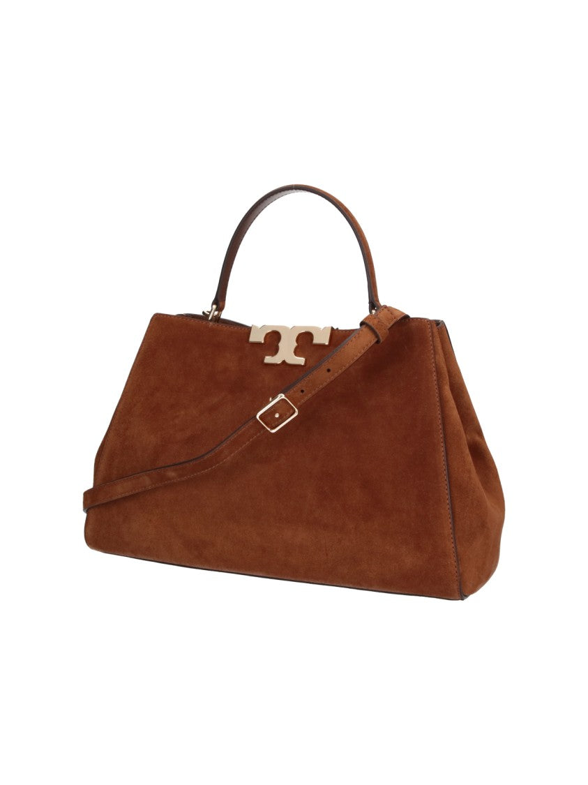 Tory Burch Brown Eleanor Mini Calf Suede Bag