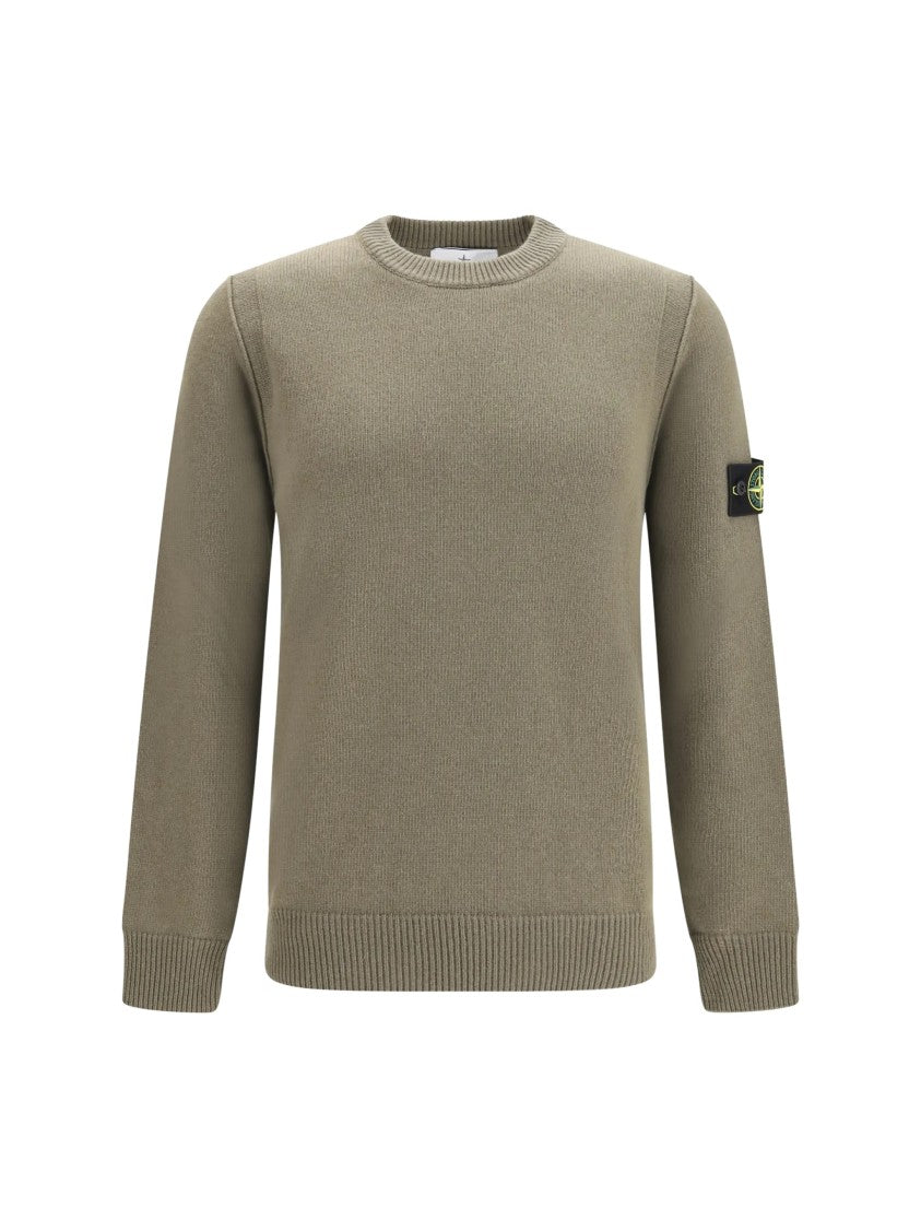 Stone Island Lambwool Stand Collar Sweater