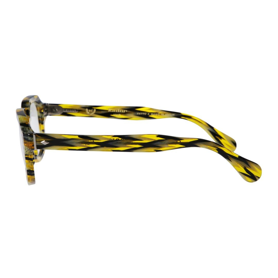 Kador Orbit Special-V Geometric Frame Sunglasses With Distinctive Pattern