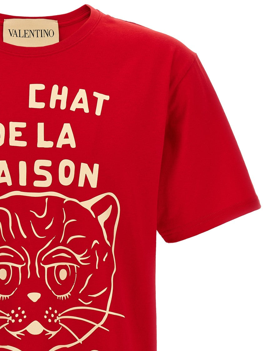Valentino Garavani Le Chat De La Maison' T-Shirt