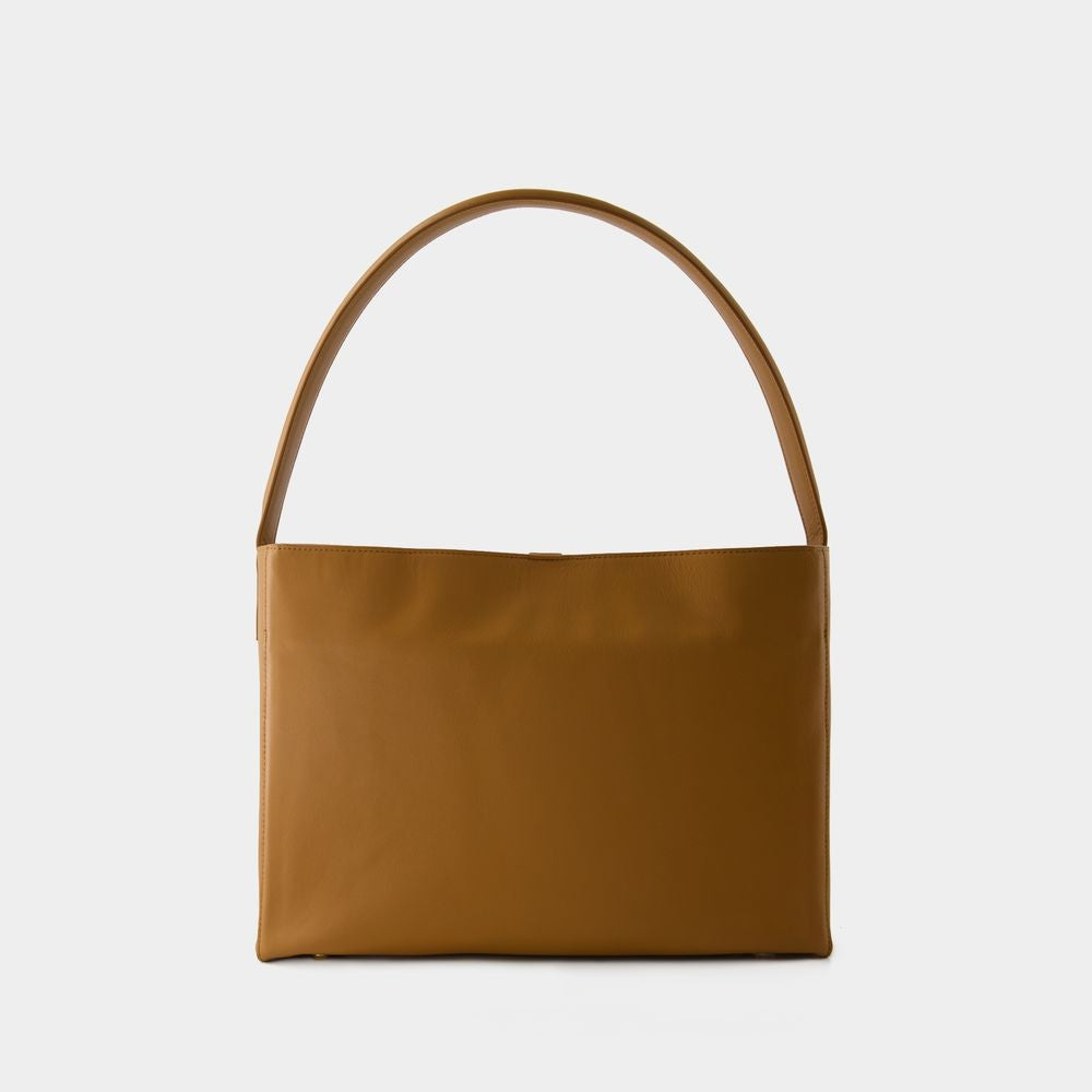 Ines De La Fressange Leonore L Shoulder Bag - Leather - Camel