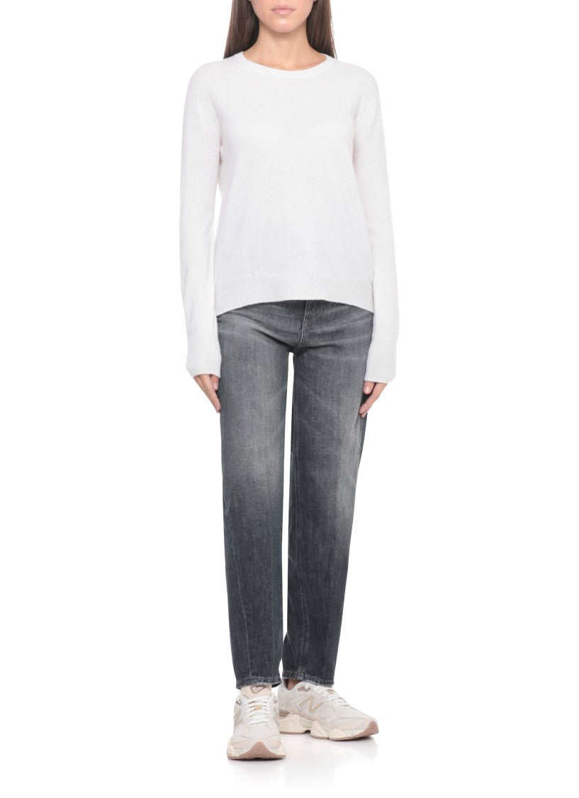 New Balance Beige Leather And Fabric Sneakers With Cushioned Sole