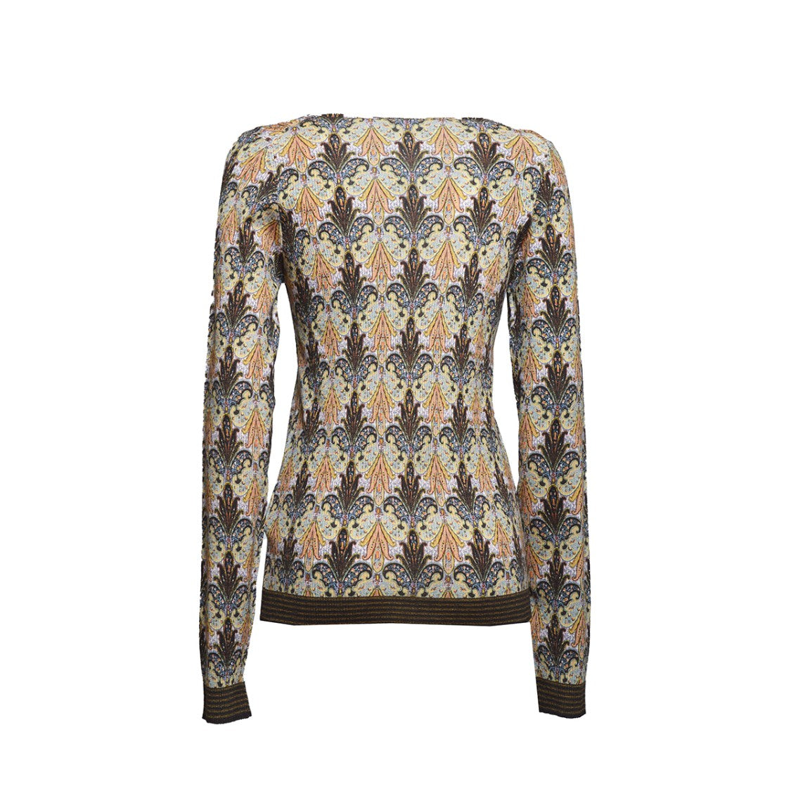 Etro Virgin Wool Sweater With Paisley Print