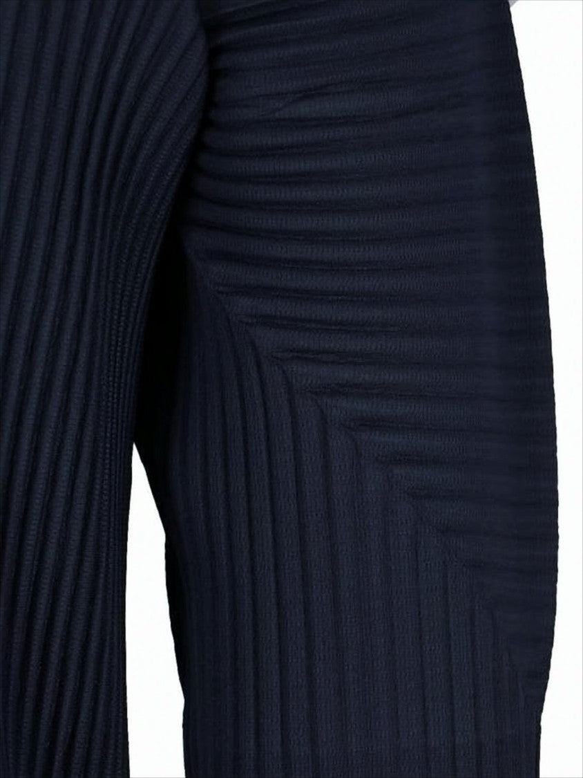 Homme Plissé Issey Miyake Pleated Texture Long-Sleeve T-Shirt