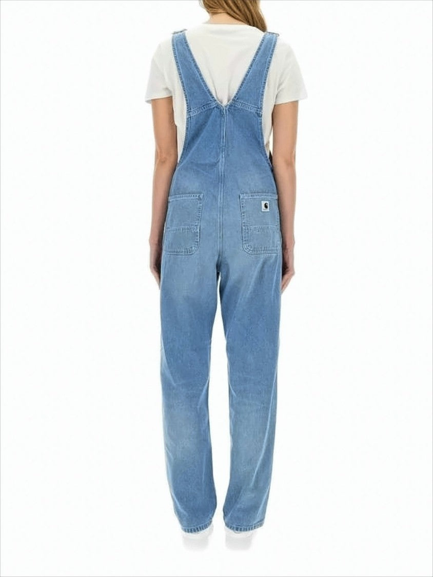 Carhartt Wip Light Blue Denim Overalls