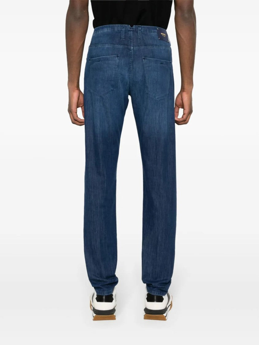 Incotex Medium Blue Special Straight-Leg Jeans