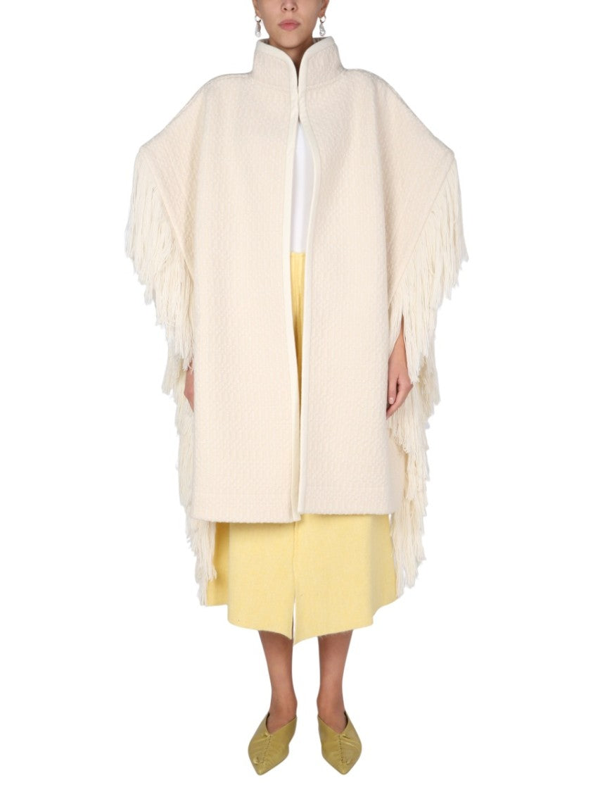Jil Sander Jacquard Cape