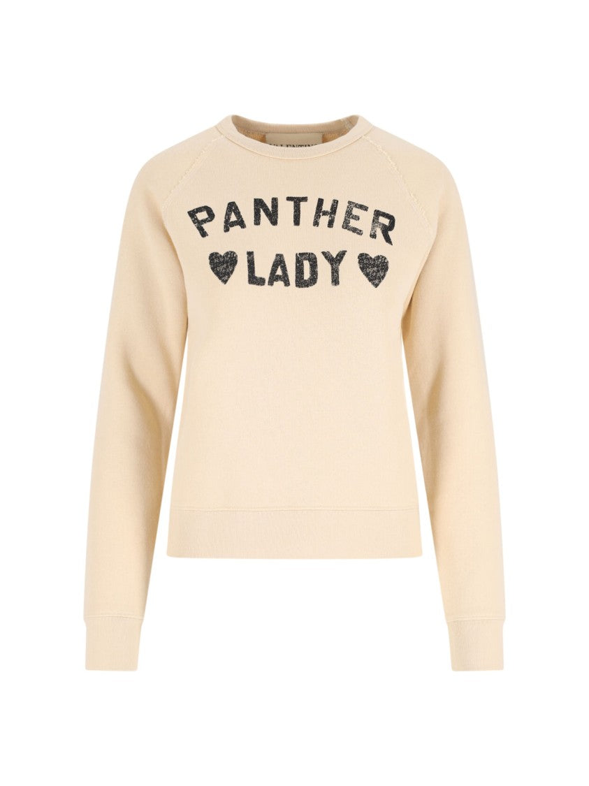 Valentino Logo Crewneck Sweatshirt – Cream