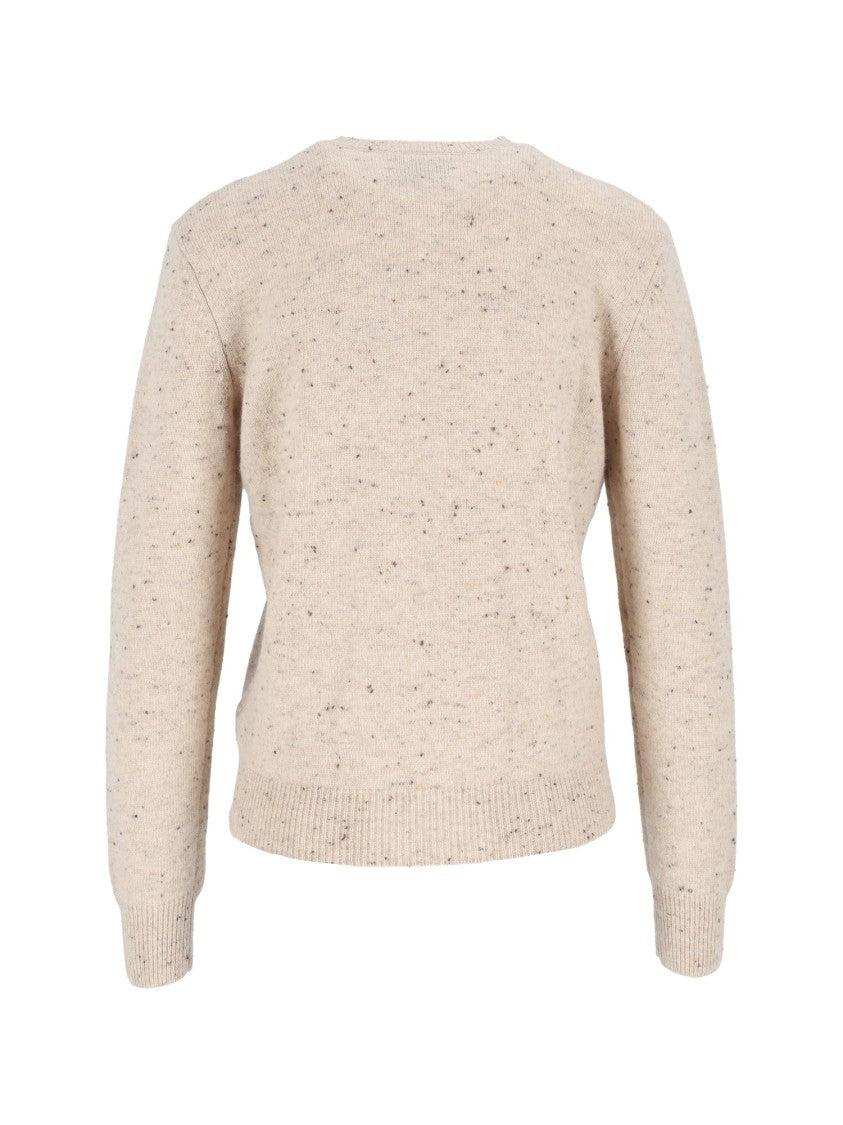 Mc2 Saint Barth Poodle-Embroidered Alpaca Blend Crewneck Sweater